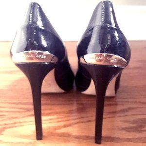 Michael Kors Black Patent Leather Heels - 7M